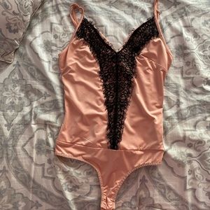 BEBE LACE THONG BODY SUIT